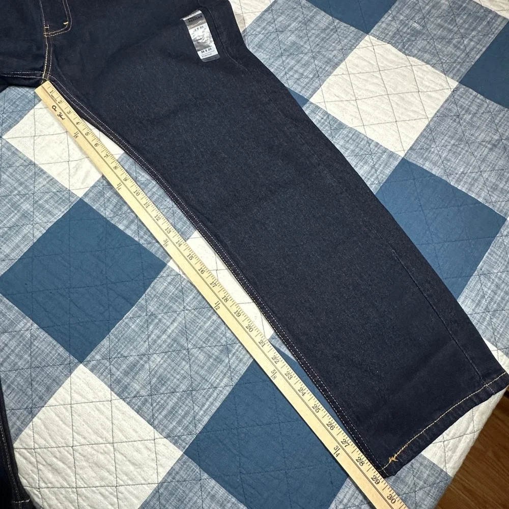 NWT Levis 505 Regular Fit Stretch Jeans Mens 36x30 Dark Indigo Straight Leg